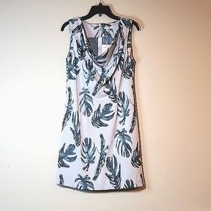 Tyler Boe Print Sleeveless Cowl Neck Short Dress Size S - NWT